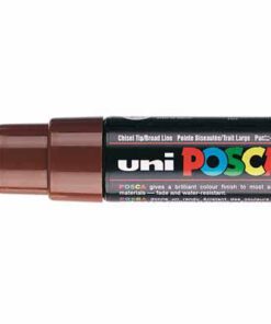 POSCA MARQUEUR MARRON BISAUTE LARGE 8MM