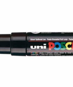 POSCA MARQUEUR NOIR BISAUTE LARGE 8MM