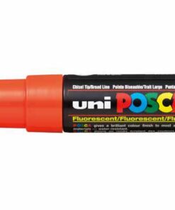 POSCA MARQUEUR ORANGE FLUO BISAUTE LARGE 8MM