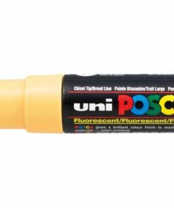 POSCA MARQUEUR ORANGE PALE FLUO BISAUTE LARGE  8MM