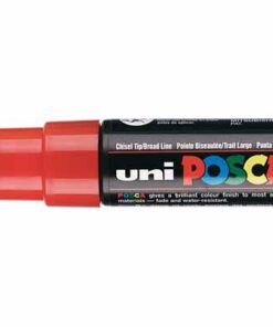 POSCA MARQUEUR ROUGE BISAUTE LARGE 8MM