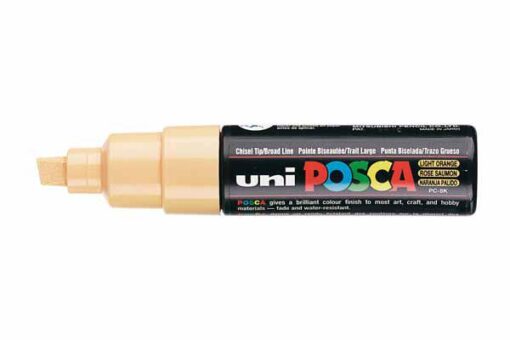 POSCA MARQUEUR ROSE SAUMON BISAUTE LARGE 8MM