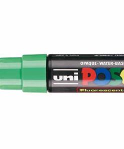 POSCA MARQUEUR VERT FLUO BISAUTE LARGE 8MM