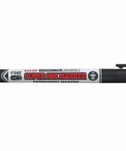 UNIBALL SUPERINK MARKER NOIR MARQUEUR PERMANENT TISSU TOUS SUPPORTS WATERPROOF