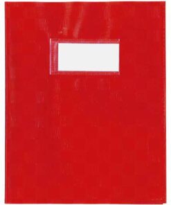 COUVRE CAHIER A4+ROUGE P25 AURORA