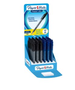 DISPLAY 36 FLEXGRIP PAPER-MATE STYLO BILLE MED RETRACTABLES
