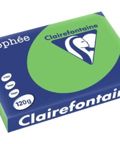 TROPHEE A4 120G VERT MENTHE PAPIER CLAIRFONTAINE RAME DE 250 FEUILLES