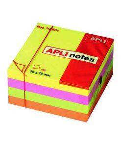 APLI NOTES 400FL 75X75 ASS 4 COULEURS