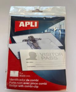 BADGES APLI PINCE + CLIP 5 PIE