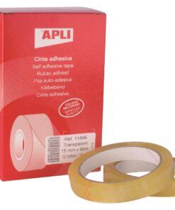 ADHESIF TRANSP APLI 15MMX66M