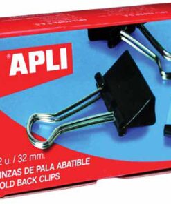 APLI 12 PINCE CLIP 32MM FOLD BACK