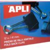 APLI 12 PINCE CLIP 41MM FOLD BACK