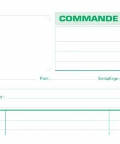 CARNET COMMANDE 21X18 NCR 2X50 EXACOMPTA