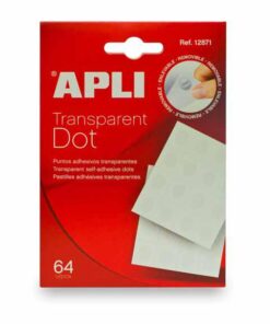 APLI DOT 64 PASTILLES ADHESIF BLANC