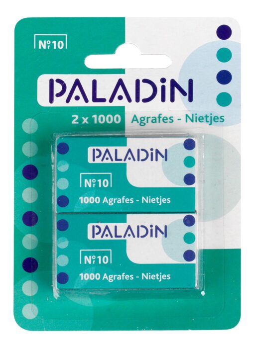 AGRAFES N°10 - 2000P BLISTER PALADIN BLISTER 2 BOITES