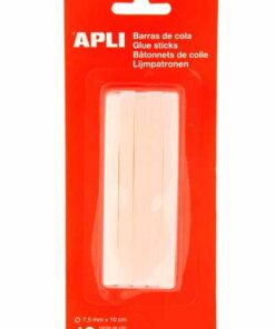 10 RECHARGES PISTOLET A COLLE BATONS DIAM 7.5MM x 10CM APLI POUR PISTOLET 16668