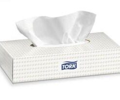 TORK BOITE 100 MOUCHOIRS 2 PLI DISTRIBUTEUR