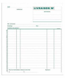 BON DE LIVRAISON 21X18 2NCR 52614   2X50 - EXACOMPTA