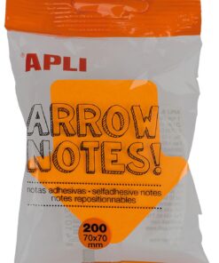 POST -IT APLI FLECHE 70X70 COU COULEURS VIVES