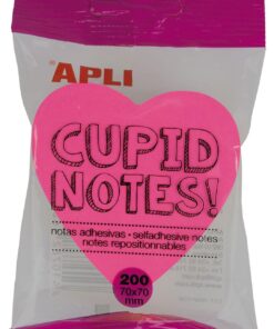 POST-IT COEUR 70X70 COU VIVES COULEUR