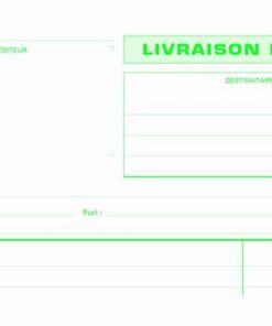 BON DE LIVRAISON 21X29 3NCR 52611   3X50  EXACOMPTA