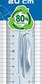 LATTE 20CM MAPED + POIGNEE GEOMETRIC-DOUBLE DECIMETRE