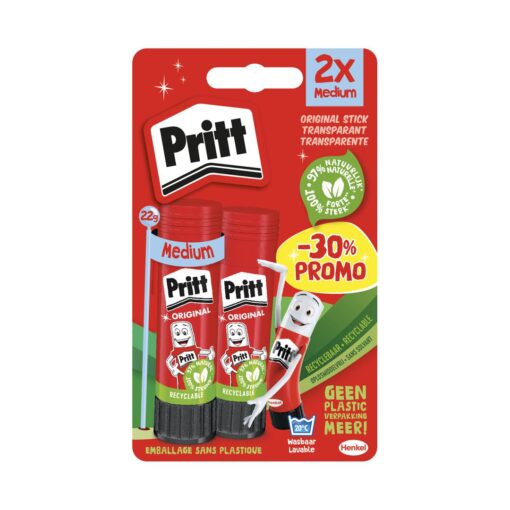 PRITT 2 STICKS 22GR- 30% PROMO