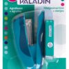 AGRAFEUSE PALADIN 24/6 + 1000 AGRAFES BLISTER - couleurs bleu ou rose.