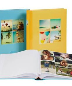 ALBUM PHOTOS BREPOLS COULEURS LOCALES - 500 PHOTOS 10X15CM JAUNE / BLEU CLAIRE