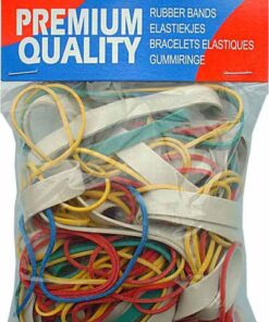 ELASTIQUES STANDARD 100GR ASS COULEURS ET TAILLES ASSORTIES