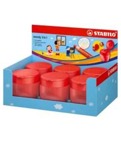 TAILLE-CRAYONS WOODY CONTENER STABILO