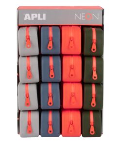 DISPLAY 16 FOURRE-TOUT APLI SILICONE NEON
