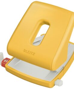 PERFORATEUR LEITZ COSY JAUNE CHAUD - 30 FEUILLES