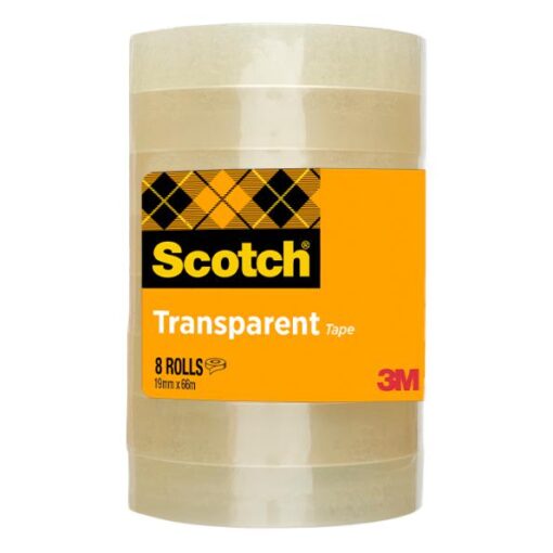 SCOTCH 508 - 8X 19MMX66M RECHARGE ADHESIF TRANSPARENT