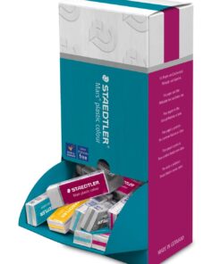 DISPLAY 40 GOMMES MARS COUL STAEDTLER MARS PLASTIC HAUTE QUALITE DESSIN S/TRACES