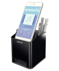 POT A CRAYONS LEITZ DUAL EMPLACEMENT GSM DIFFUSANT LA MUSIQUE