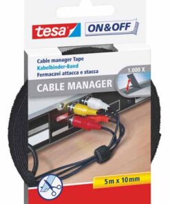 TESA 10MMX5M VELCRO NOIR CABLE MANAGER ON/OFF 1000X