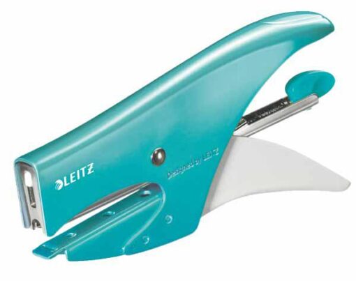 AGRAFEUSE PINCE WOW BLEU GLACE LEITZ - N°10 - ±15fls - METAL