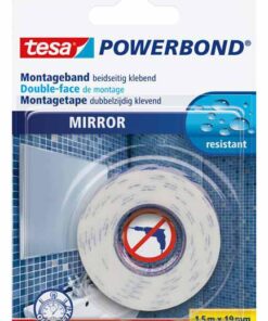 TESA DOUBLE FACE MIROR 19X1,5M ROULEAU MOUSSE POWER RAPID CONVIENT POUR LIEUX HUMIDES