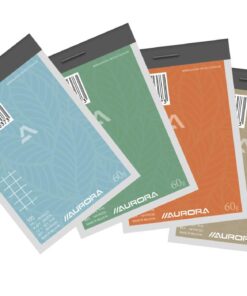 BLOC NOTES 8X11 S/B Q5 100F A7 A7 AURORA BLANC