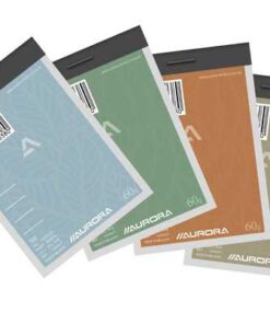 BLOC NOTES 75X105 LIGNE AURORA - 100 FEUILLES