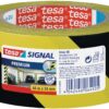 ADHESIF SIGNALISATION JAUNE/NR TESA - JAUNE/NOIR - 50X66M