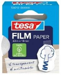 TESA FILM PAPER 33M X 19MM ADHESIF PAPIER TRANSPARENT
