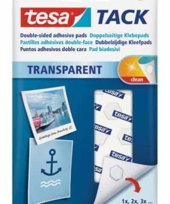 TESA TACK 72 PCS DOUBLE FACE TRANSPARENT 59400 ADHESIF