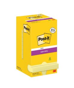 POST-IT JAUNE 76X76 12X90F SUPER STICKY