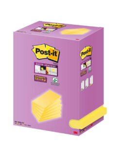POST-IT 16X 127X76MM JAUNE SUPER STICKY DISTRIBUTEUR