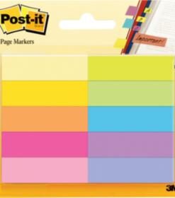 10 BLOCS 50F POST-IT ASS 10COU INDEX PAPIER