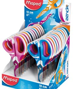 CISEAUX MAPED ZENOA 13CM 6" BOUTS RONDS ENFANTS ERGONOM DISPLAY 24
