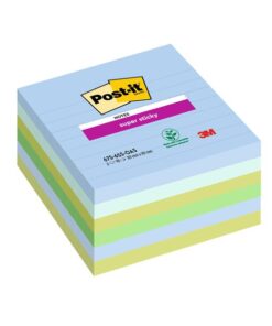 POST-IT 6 BLOCS 10X10CM OASIS BLOC 90 FEUILLES - SUPER STICK 100% PEFC