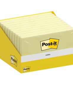 POST-IT JAUNE 76X127MM - 100F EMBALLAGE INDIVIDUEL